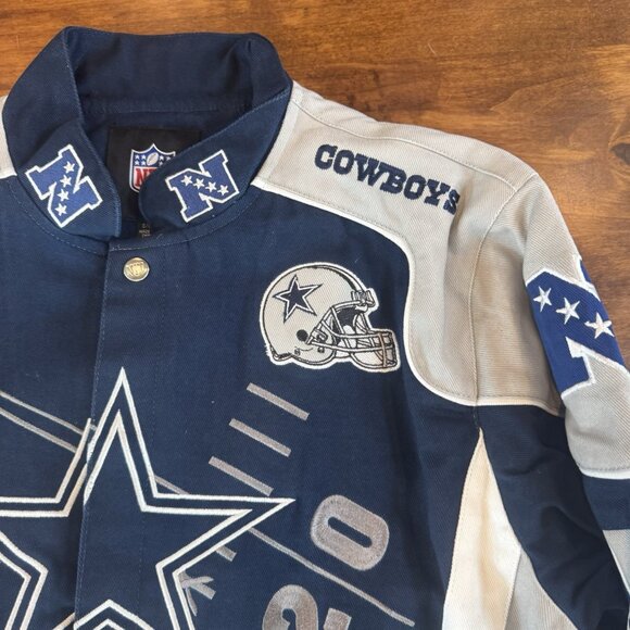 Vintage Rare Y2K Dallas Cowboys Jacket Small - Picture 3 of 10